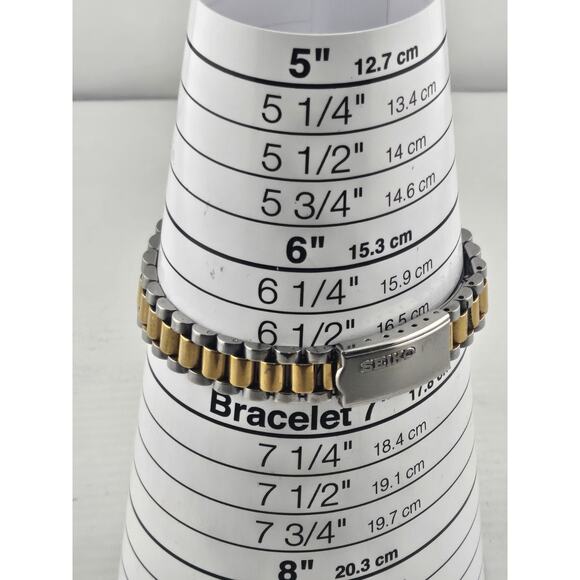 Seiko S3 3Y03-0160 Ladies Presidential Style Fluted Bezel Quartz New Battery - Picture 12 of 12